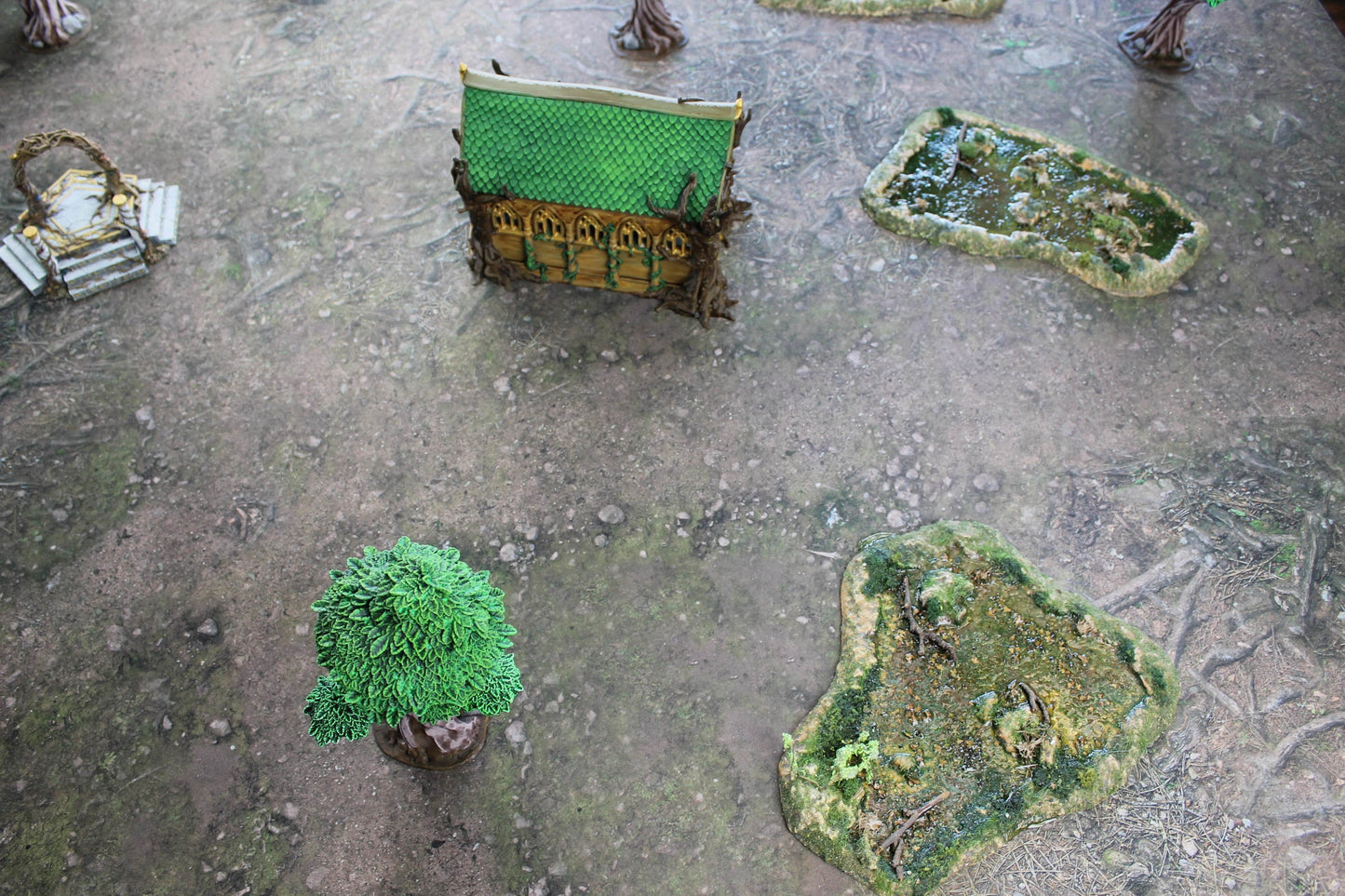 Deep Forest - Neoprene Battle Mat - Warhammer, AoS, 40K, Kill Team, MCP, Shatterpoint, Legion, More - 44x60