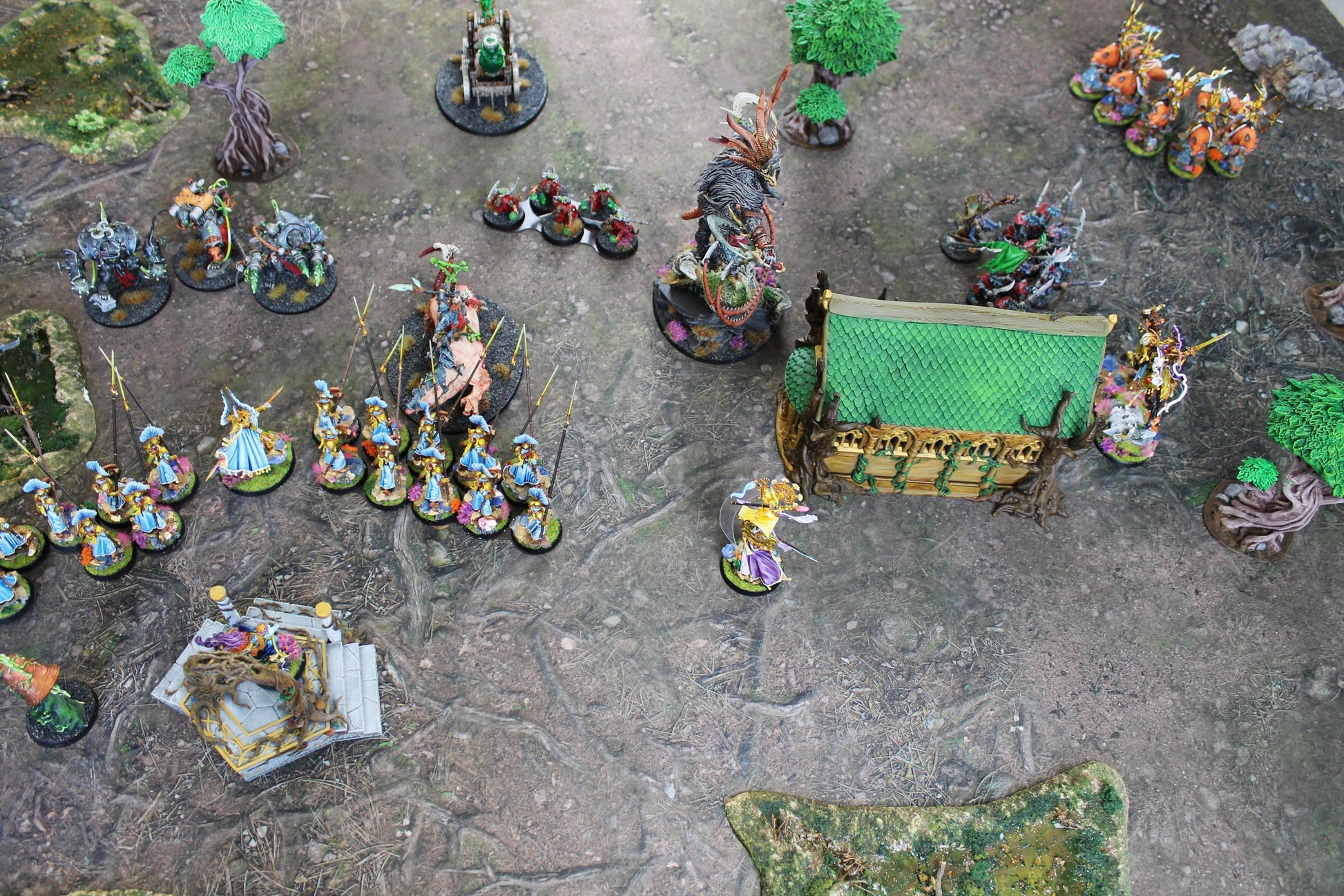 Deep Forest - Neoprene Battle Mat - Warhammer, AoS, 40K, Kill Team, MCP, Shatterpoint, Legion, More - 44x60