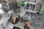 Ashen Wastelands - Neoprene Battle Mat - Warhammer, AoS, 40K, Kill Team, MCP, Shatterpoint, Legion, Deadzone, More - 22x30