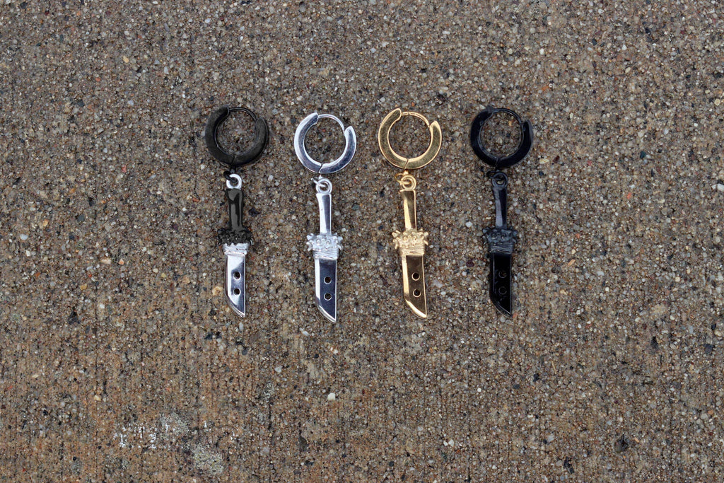 Jujutsu Kaisen™ Yuji's Slaughter Demon Earring - Chrome / Single