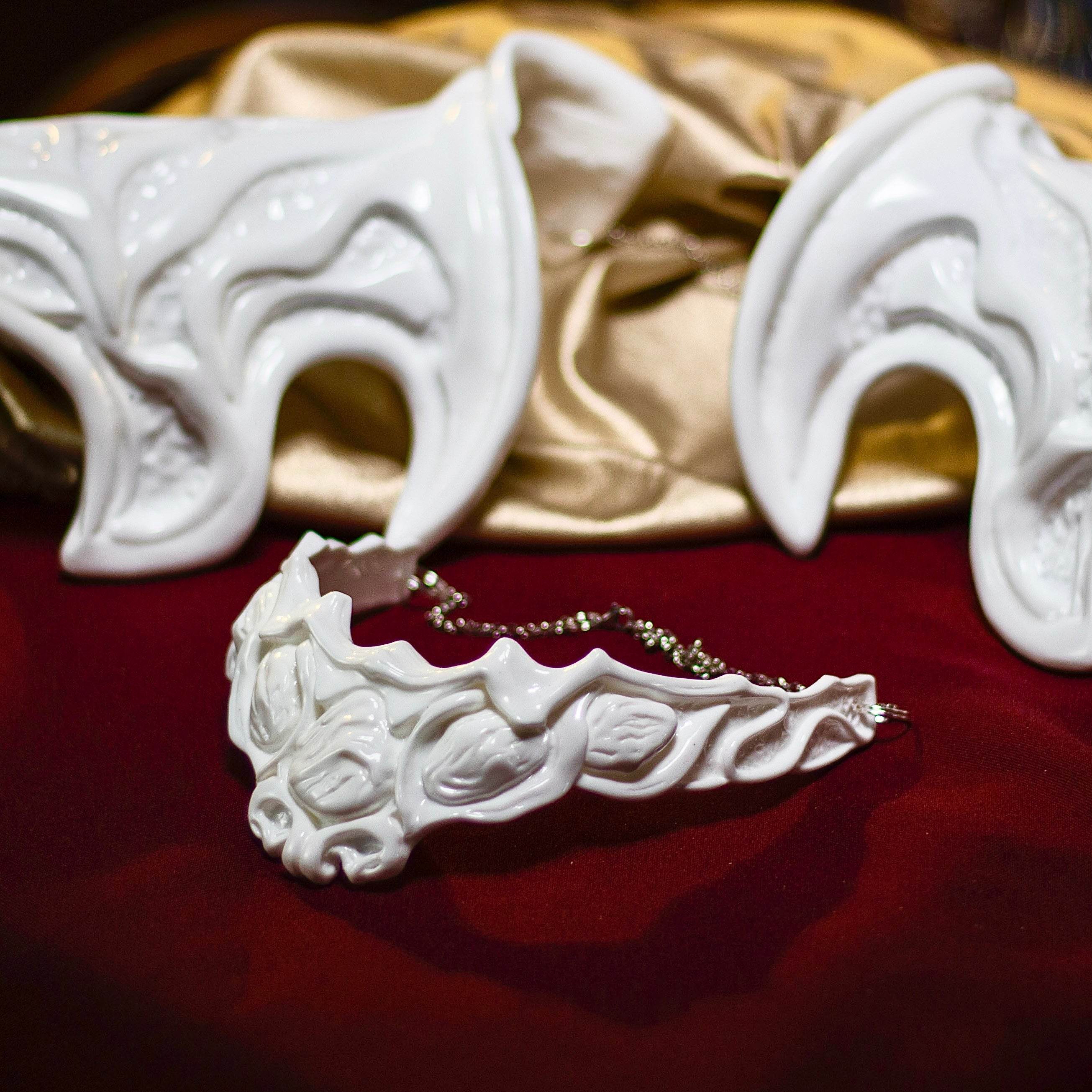 Wavemother's Robe Accessories White Set - Custom Made - 