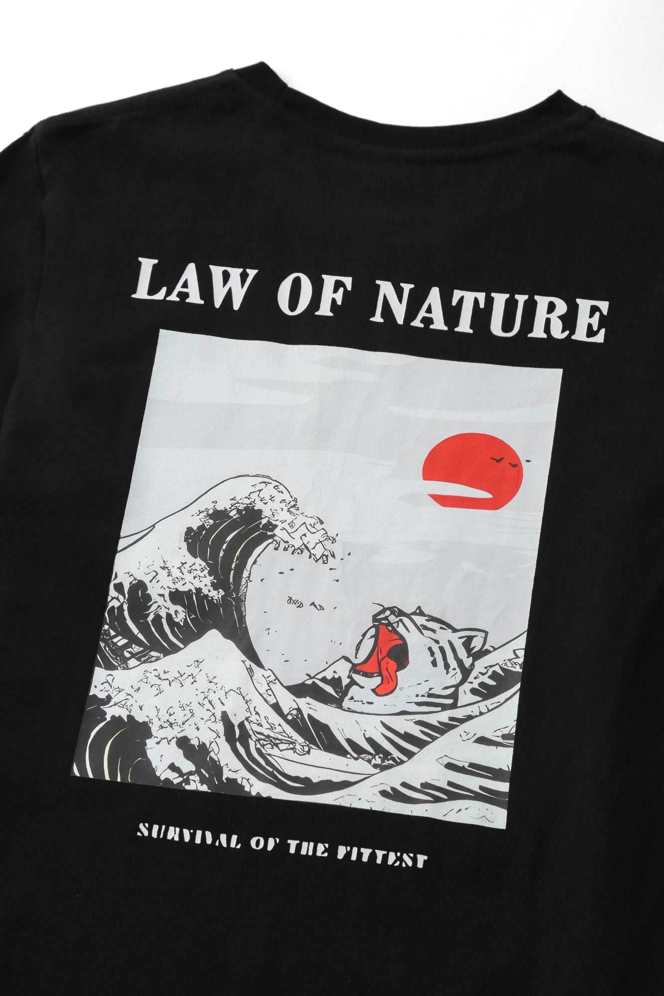 YeT008 Law of Nature Tee - Black / S