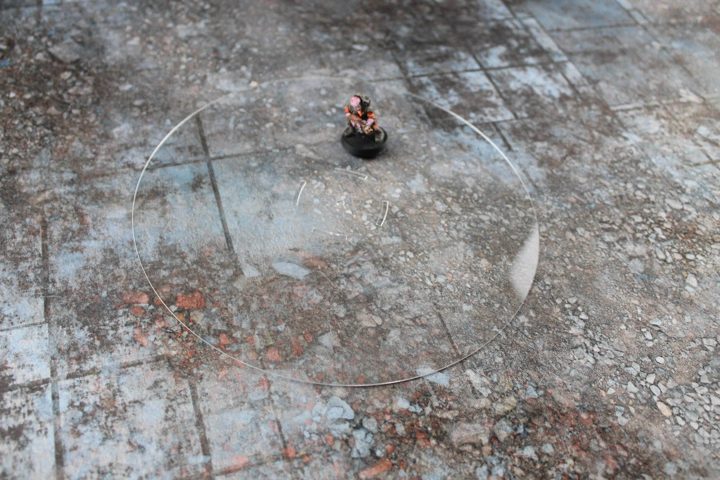 Warhammer 40K, 30k, and AoS 4.0 Acrylic Objective Markers - No Color / Set of 6