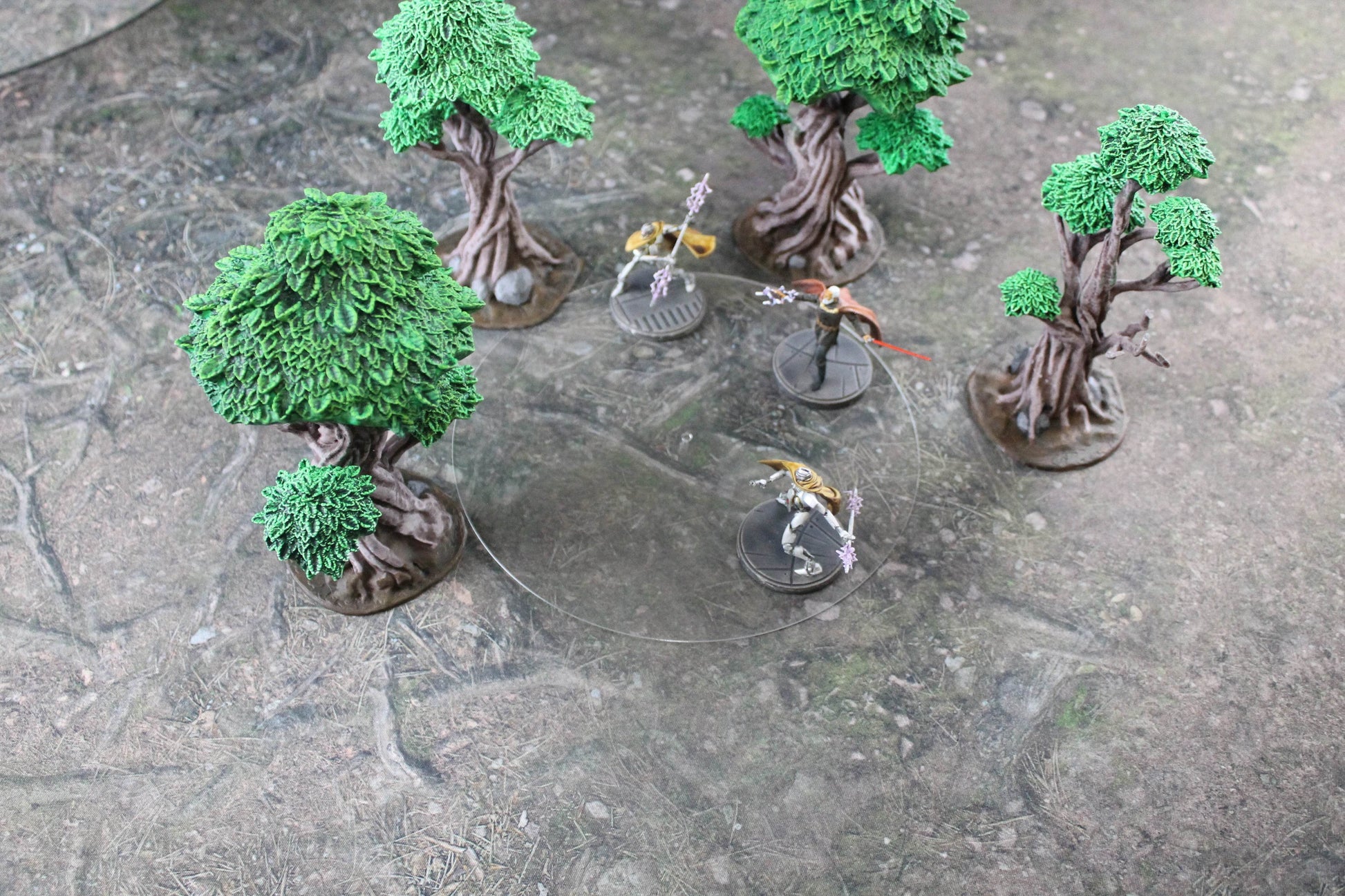 Star Wars Shatterpoint Objective Markers - Acrylic - No Color