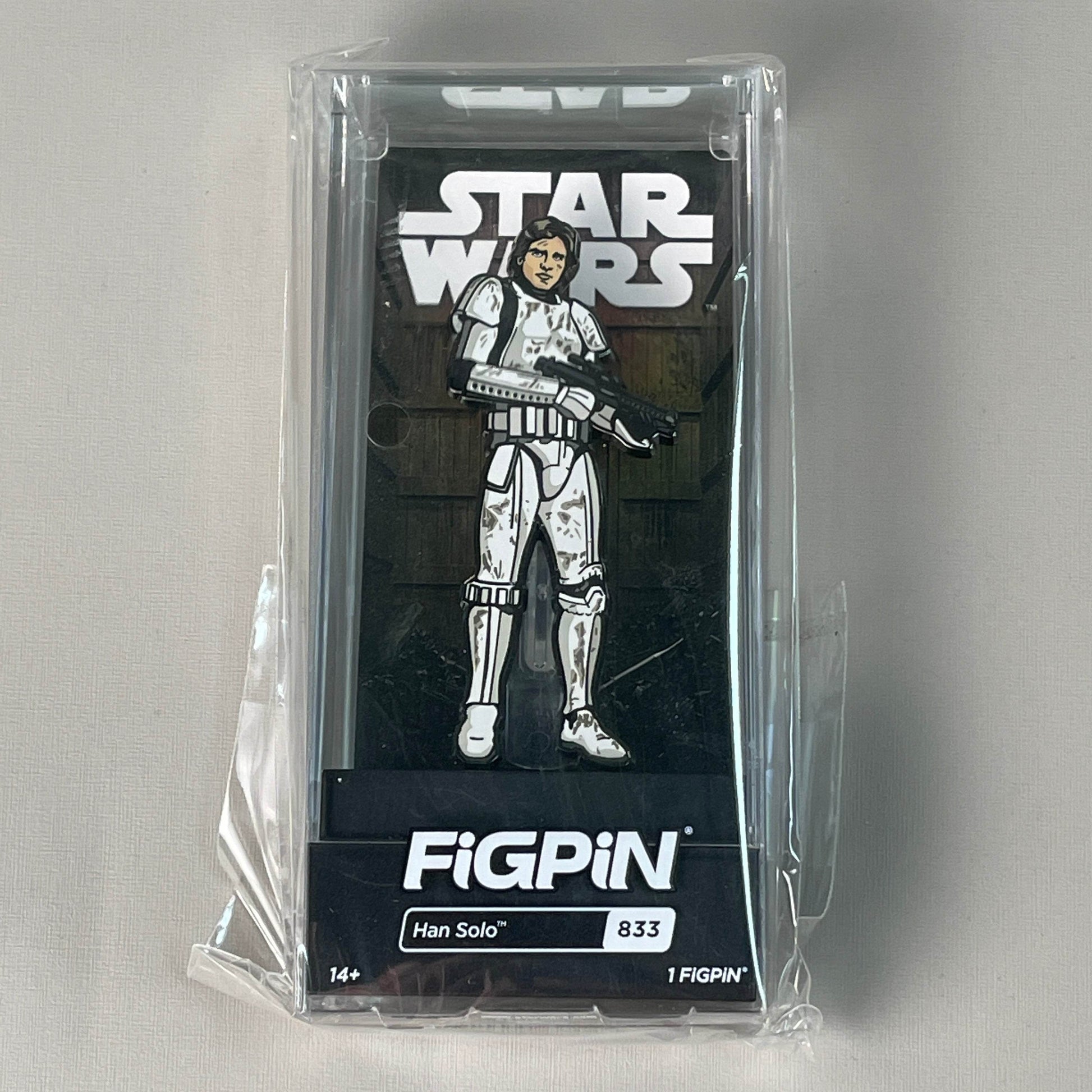 FIGPIN / DISNEY Han Solo Star Wars A New Hope Comic Con Logo Pin 833 (Locked New) - 