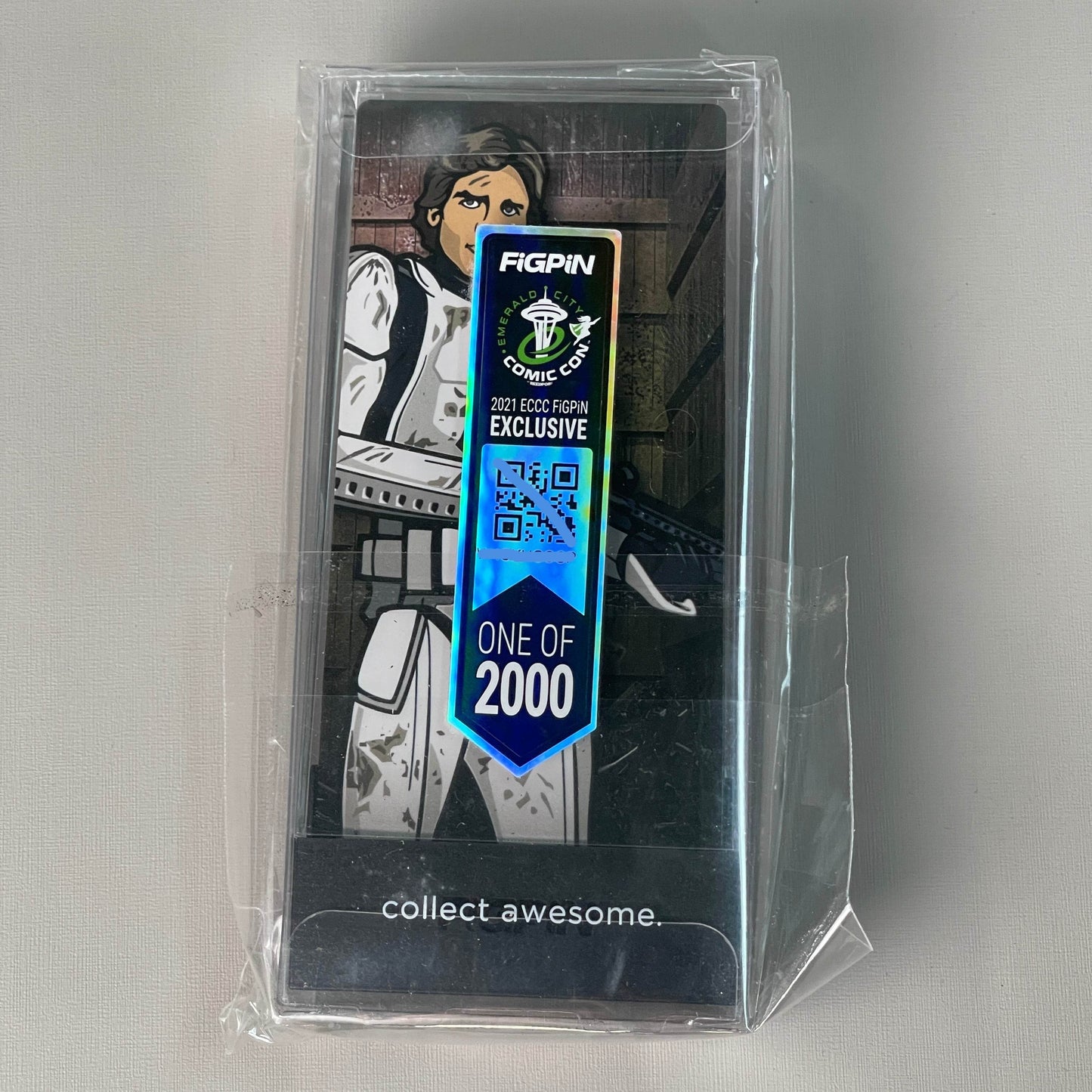 FIGPIN / DISNEY Han Solo Star Wars A New Hope Comic Con Logo Pin 833 (Locked New) - 