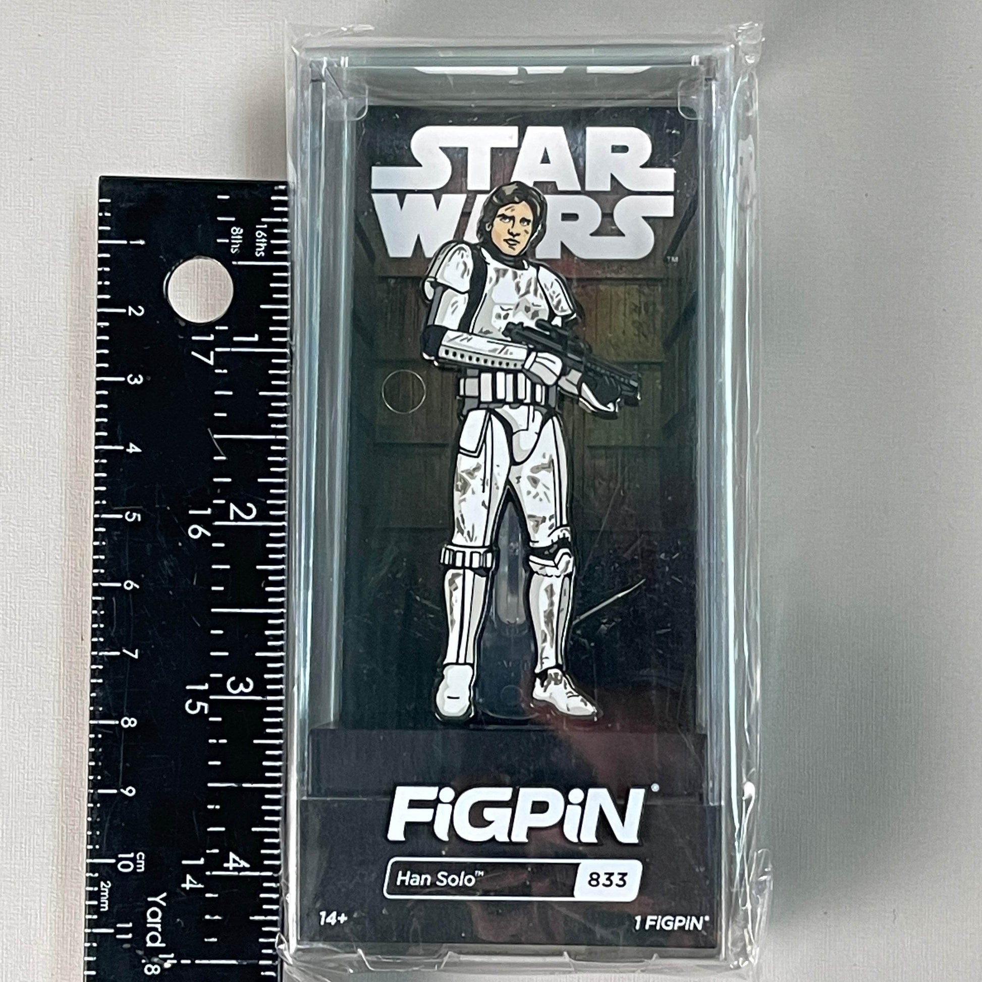 FIGPIN / DISNEY Han Solo Star Wars A New Hope Comic Con Logo Pin 833 (Locked New) - 