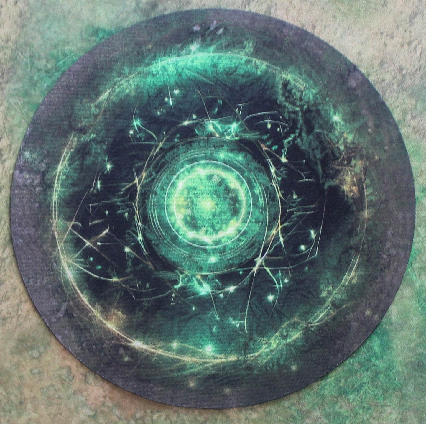 Warhammer 40k and AoS4 Neoprene Objective Markers - Green and Purple Energy - Set of 6