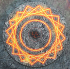 Warhammer 40k and AoS4 Neoprene Objective Markers - Fire and Ice - Set of 6