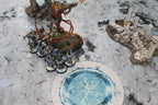 Warhammer 40k and AoS4 Neoprene Objective Markers - Fire and Ice - Set of 6