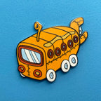 Cartoon Classics SB Bus 1.75" Hard Enamel Pin