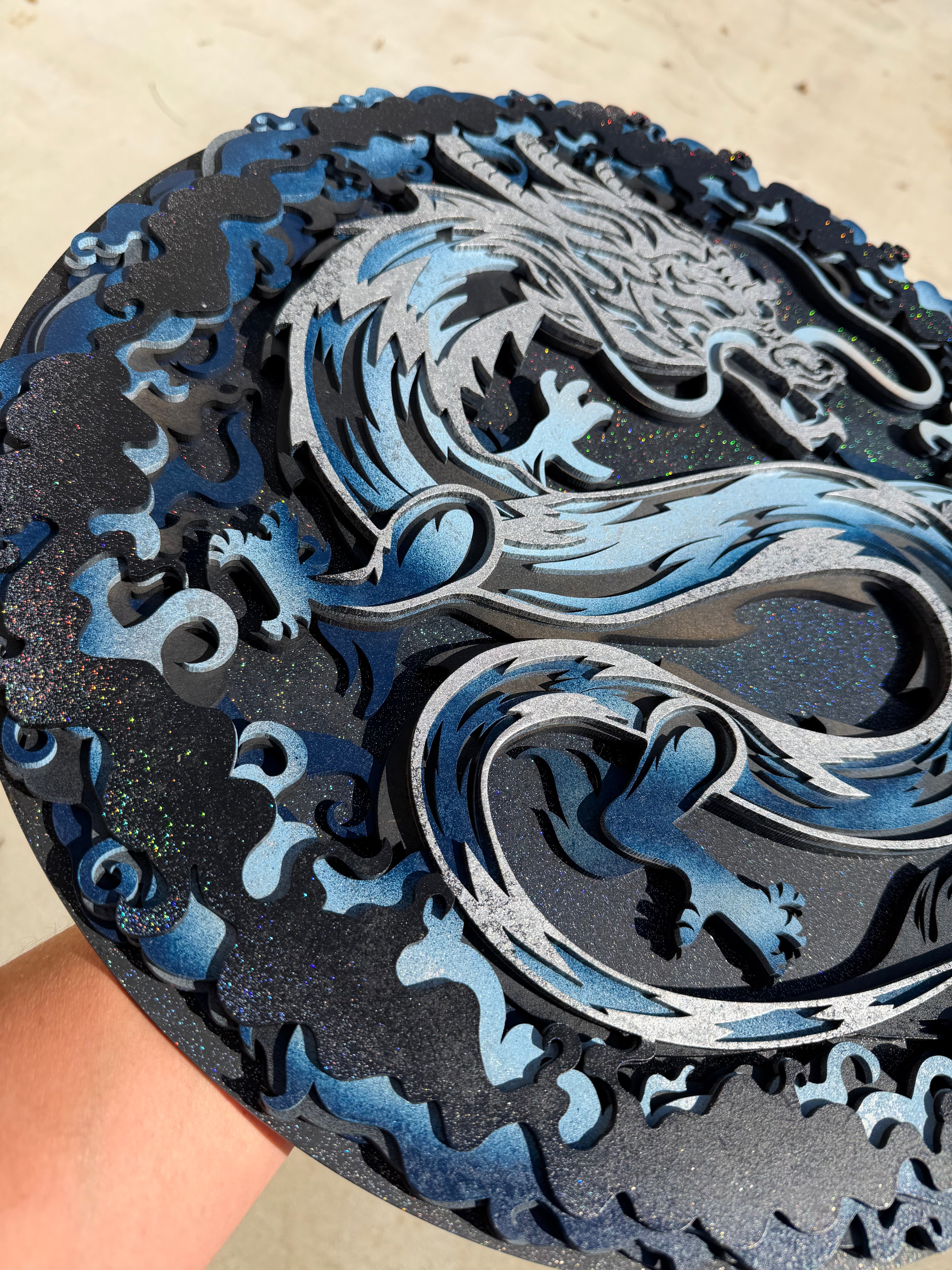 Starry Sky Dragon Mandala