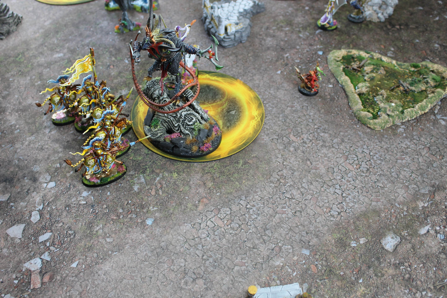 Abandoned Town - Neoprene Battle Mat - Warhammer, AoS, 40K, Kill Team, MCP, Shatterpoint, Legion, More - 36x36