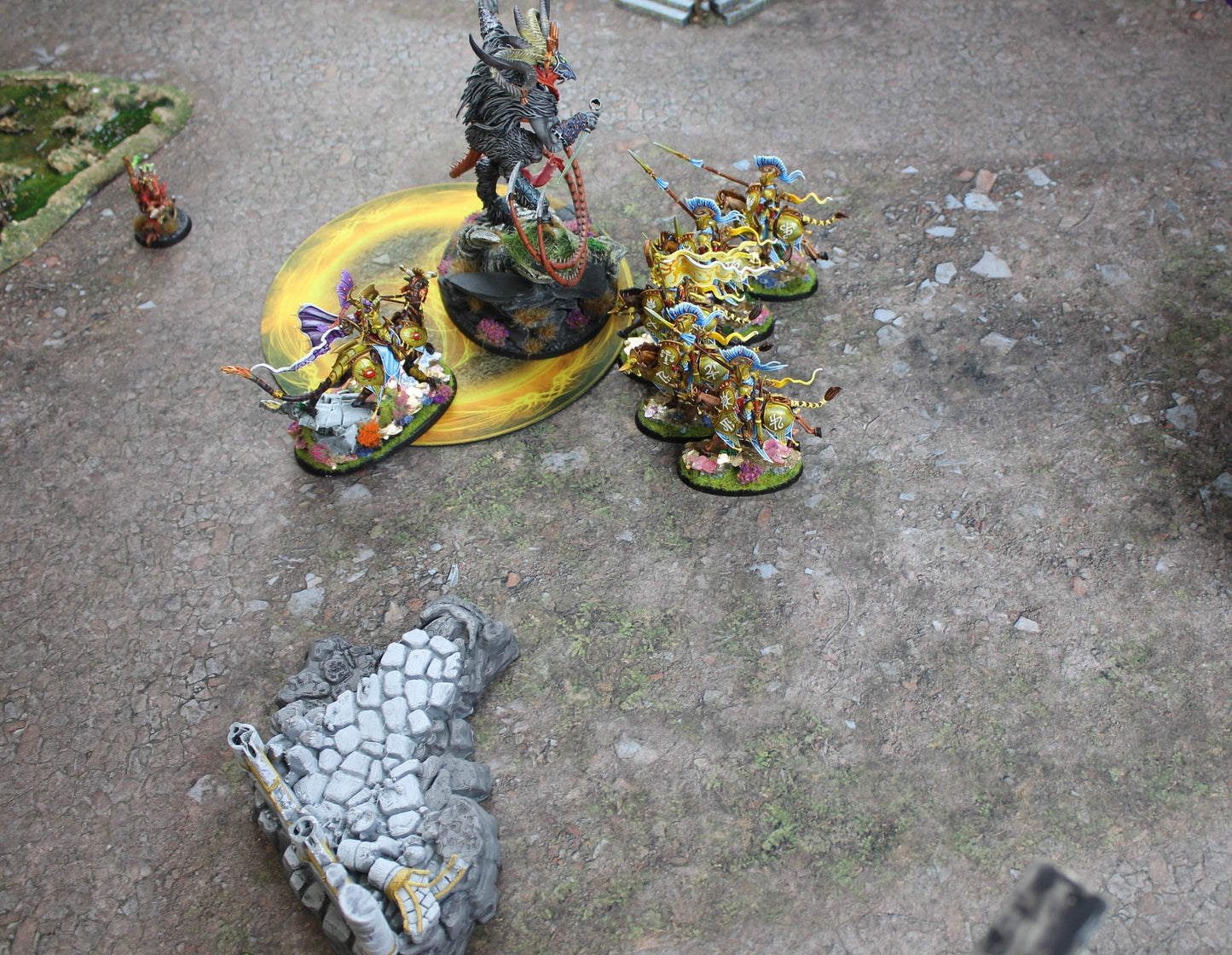 Abandoned Town - Neoprene Battle Mat - Warhammer, AoS, 40K, Kill Team, MCP, Shatterpoint, Legion, More - 36x36