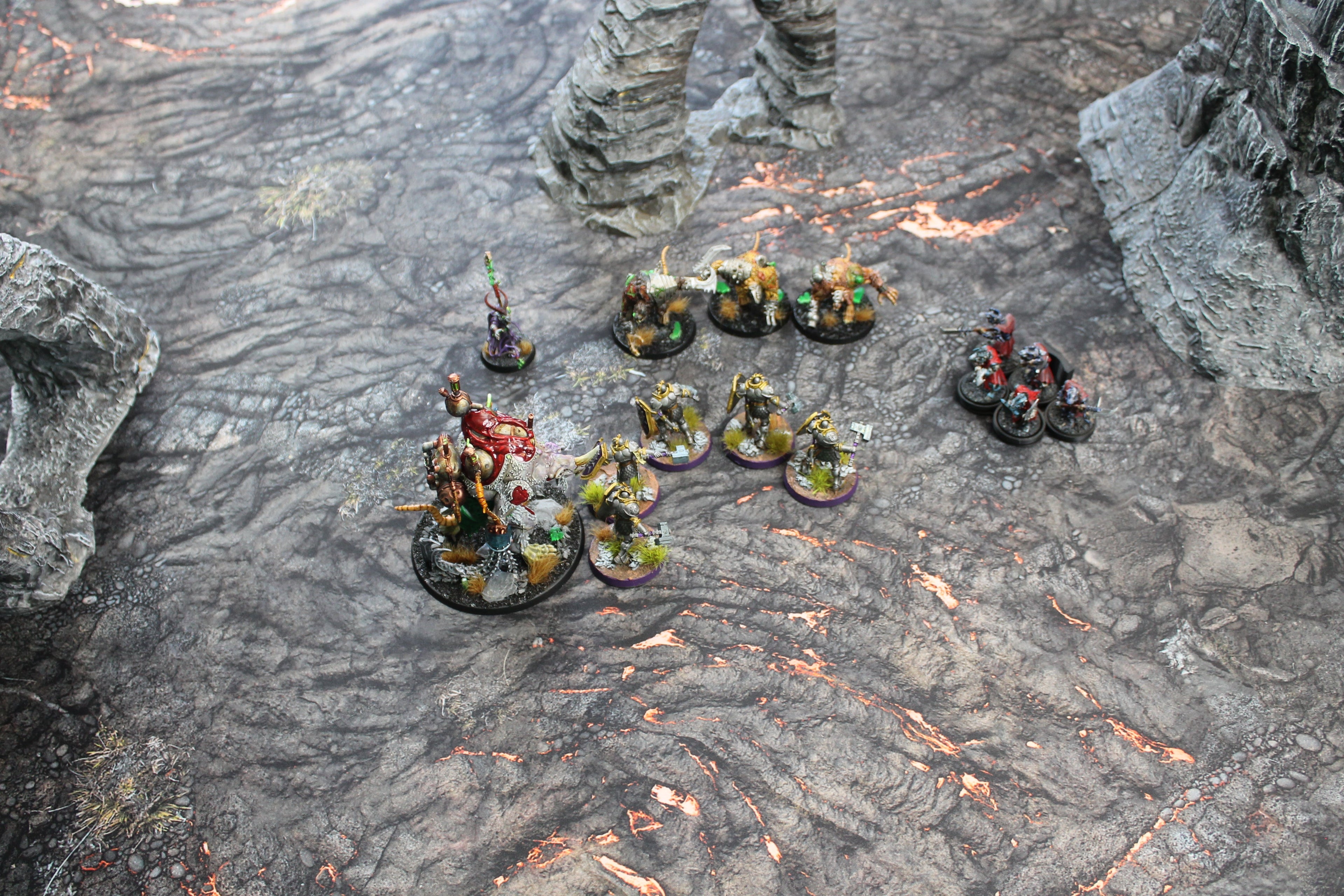 Lava Flows - Neoprene Battle Mat with Bag