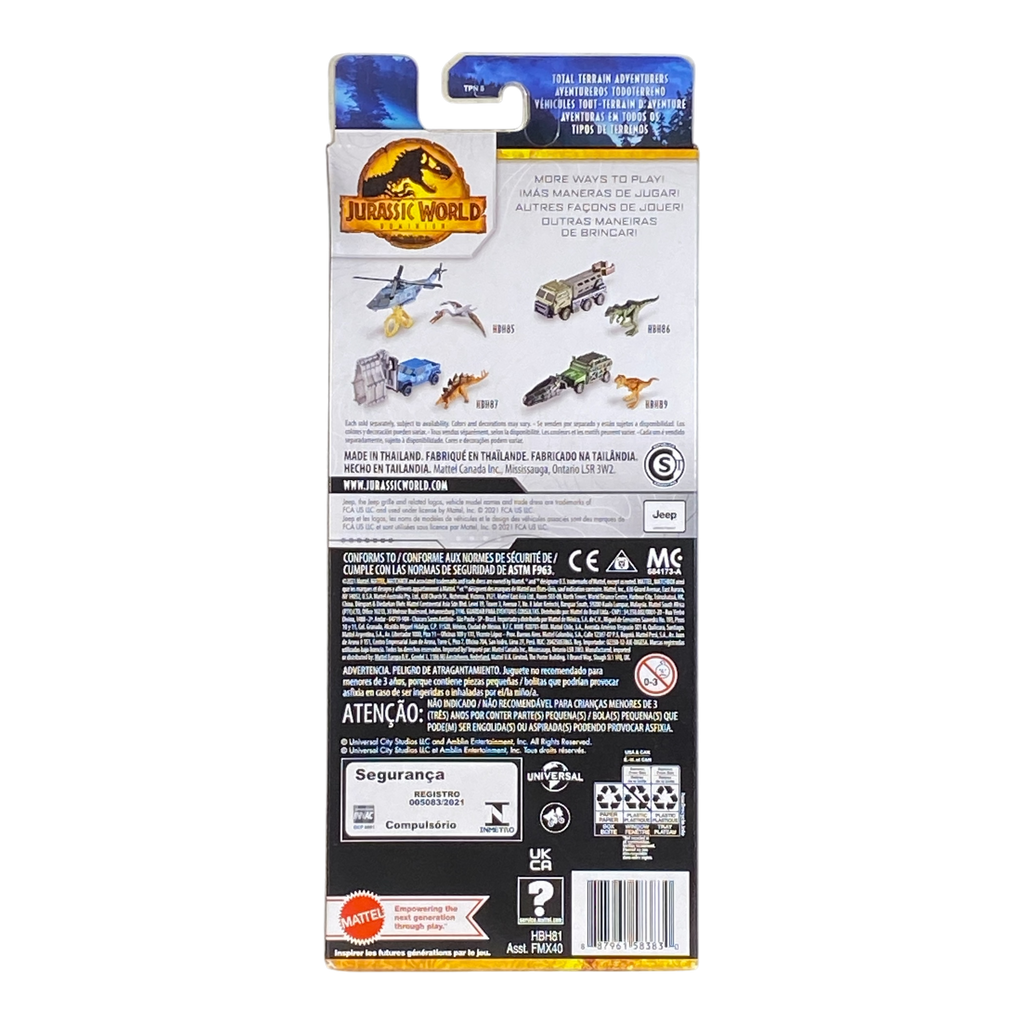 Matchbox Jurassic World Dominion | 5 Pack Edition