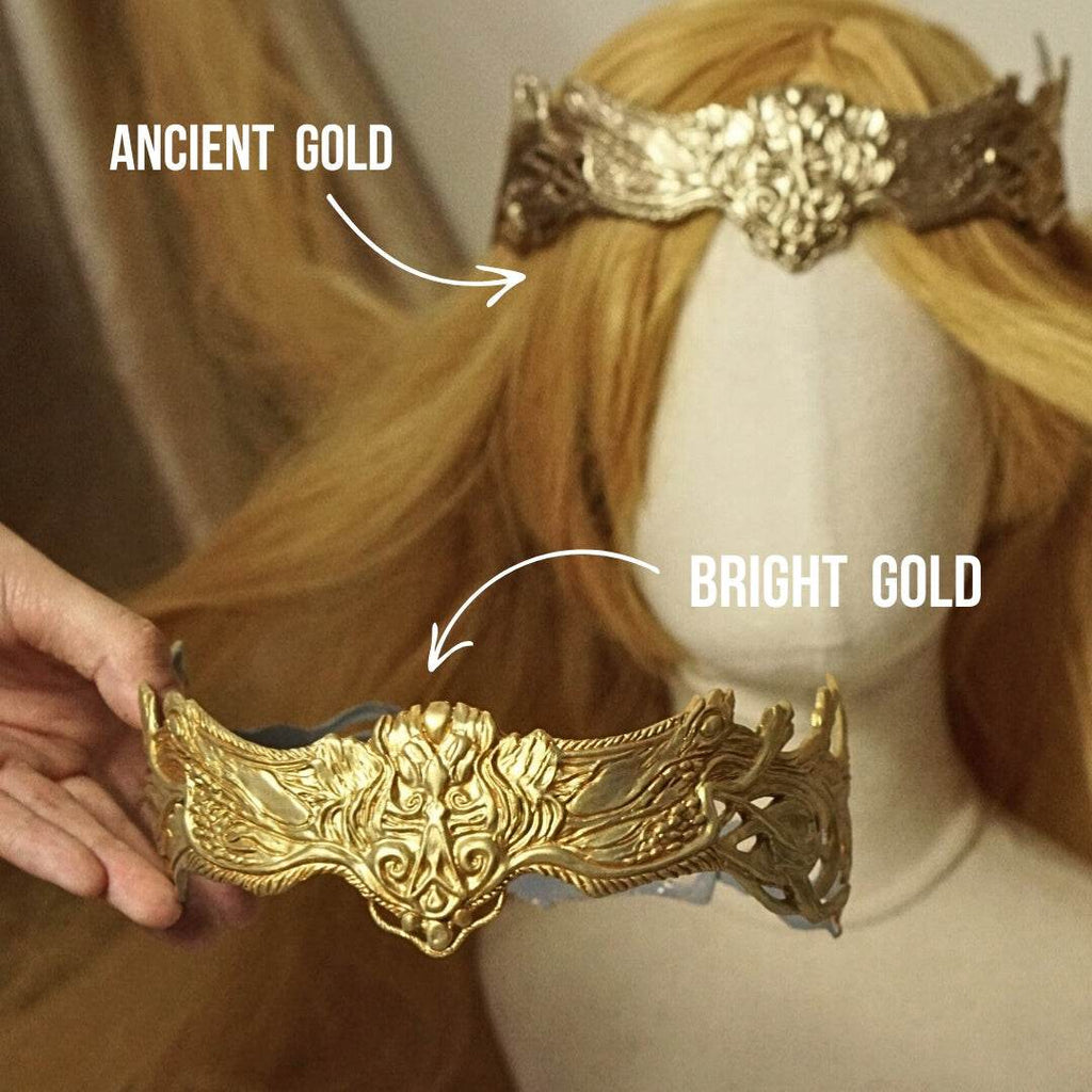 Circlet of Light Miquella's Crown Elden Ring Cosplay Accessories - Custom Made - Unpainted (white)