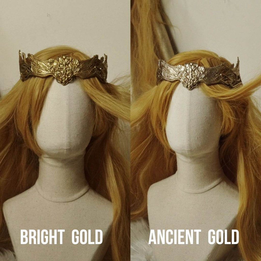 Circlet of Light Miquella's Crown Elden Ring Cosplay Accessories - Custom Made - Unpainted (white)