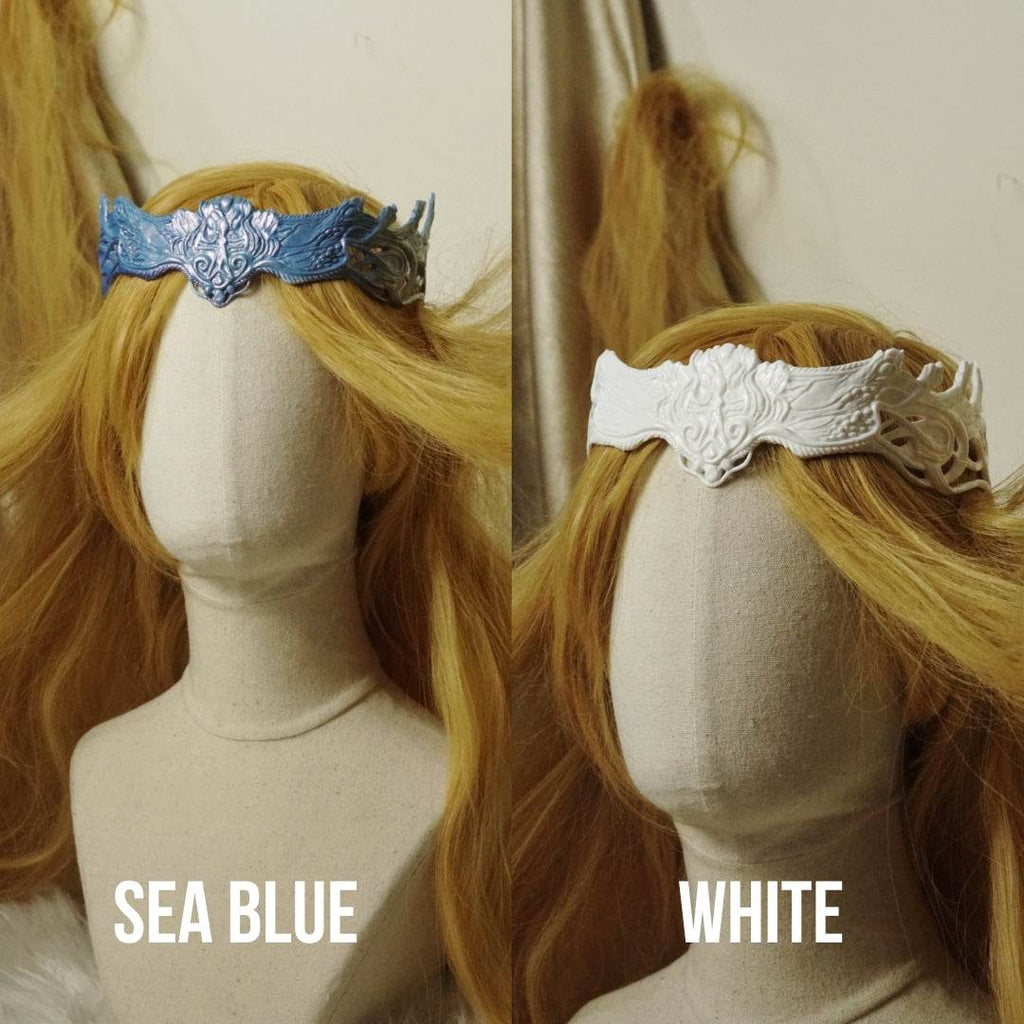 Circlet of Light Miquella's Crown Elden Ring Cosplay Accessories - Custom Made - Unpainted (white)