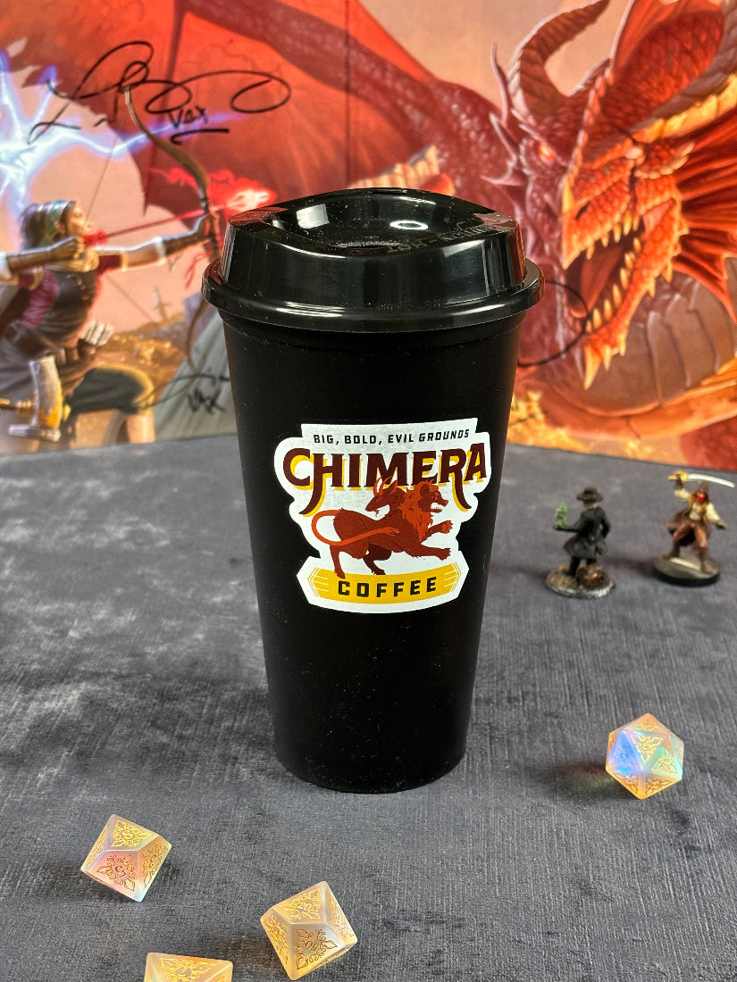 Coffee Cup Dice Tower – Roll with Caffeinated Style