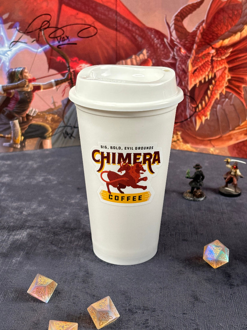 Coffee Cup Dice Tower – Roll with Caffeinated Style