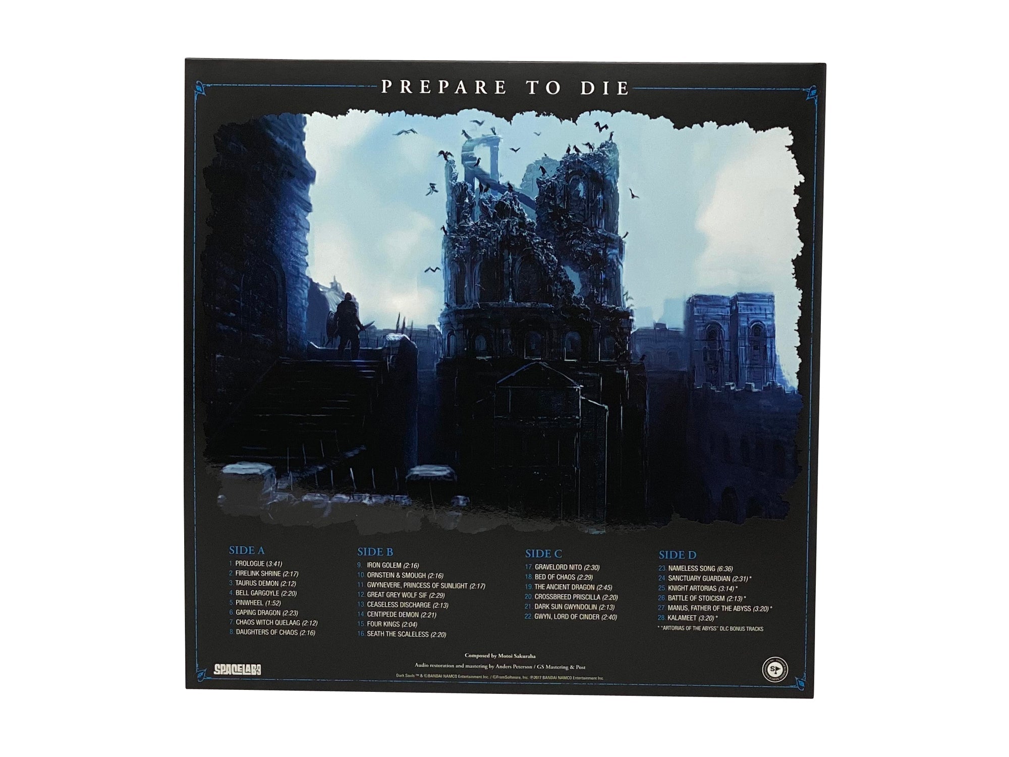 Dark Souls: Original Game Soundtrack Double LP (Elemental Magic Blue and White Colored Vinyl)