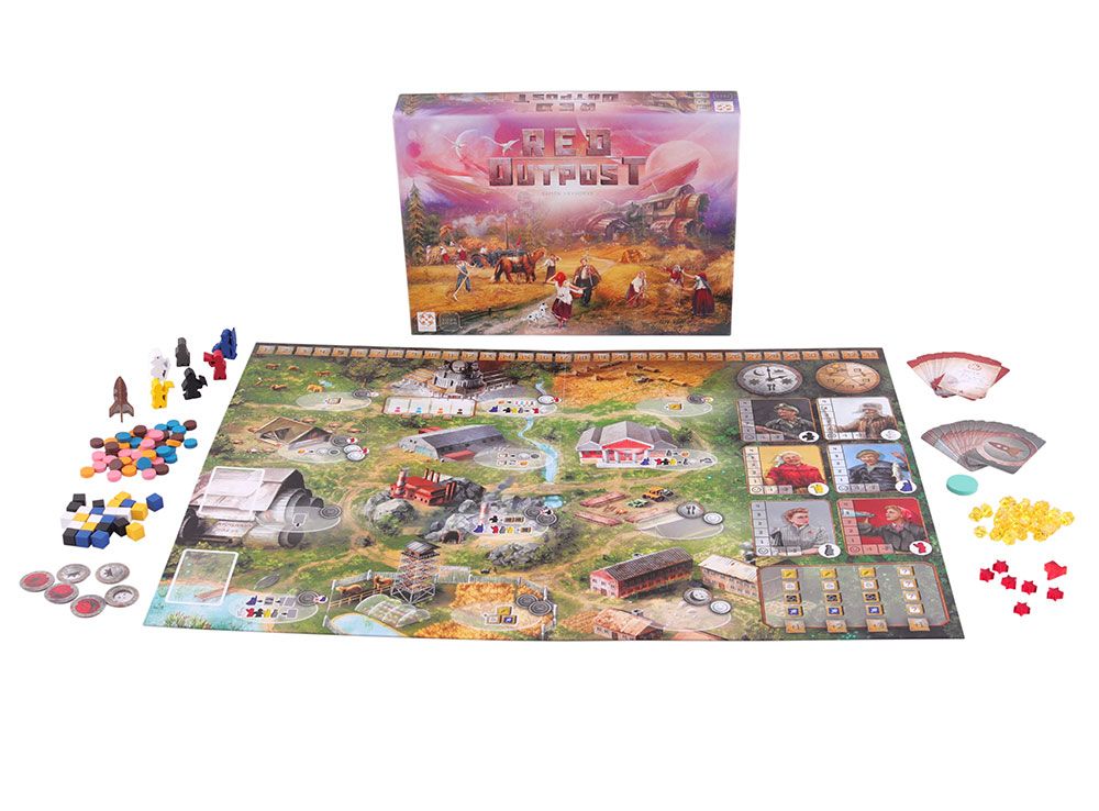 Red Outpost: 2-4 Player Communist Worker Placement Game -