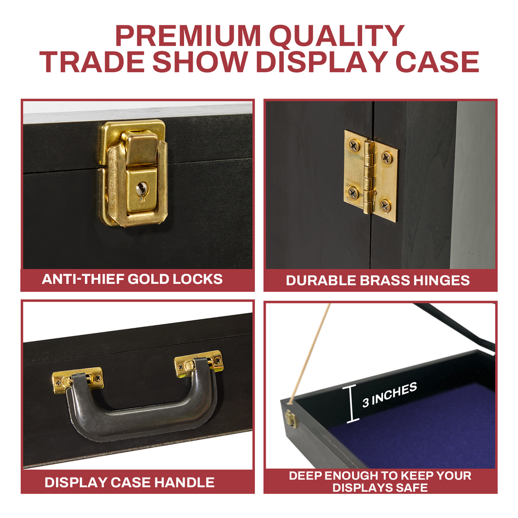 Trade Show Display Case - Small - 18 x 22 x 4"