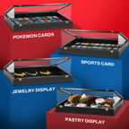 Trade Show Display Case Portable - w/ Acrylic Side Guards