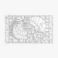 Colorbook Fire Breathing Dragon Playmat - Standard Playmat / Plain