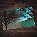Thunder Dragon Castle Playmat - Standard Playmat / Blue / Plain