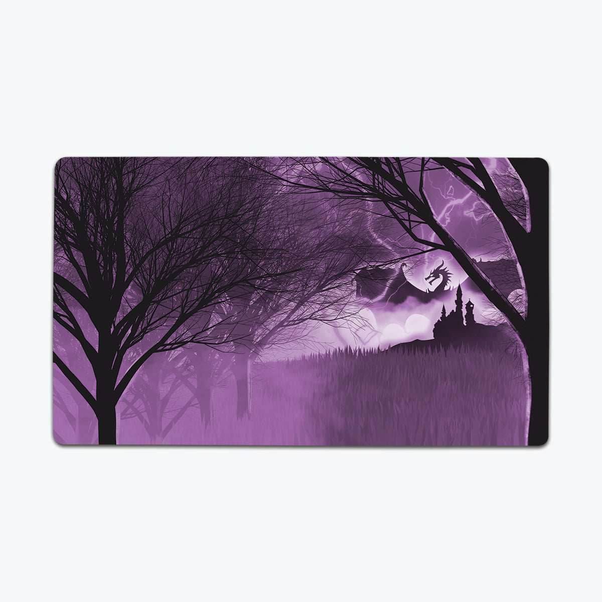 Thunder Dragon Castle Playmat - Standard Playmat / Purple / Plain