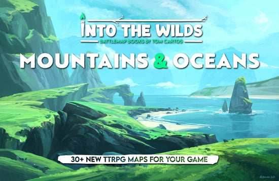 Into the Wilds Battlemap Books: Mountains and Oceans - 
