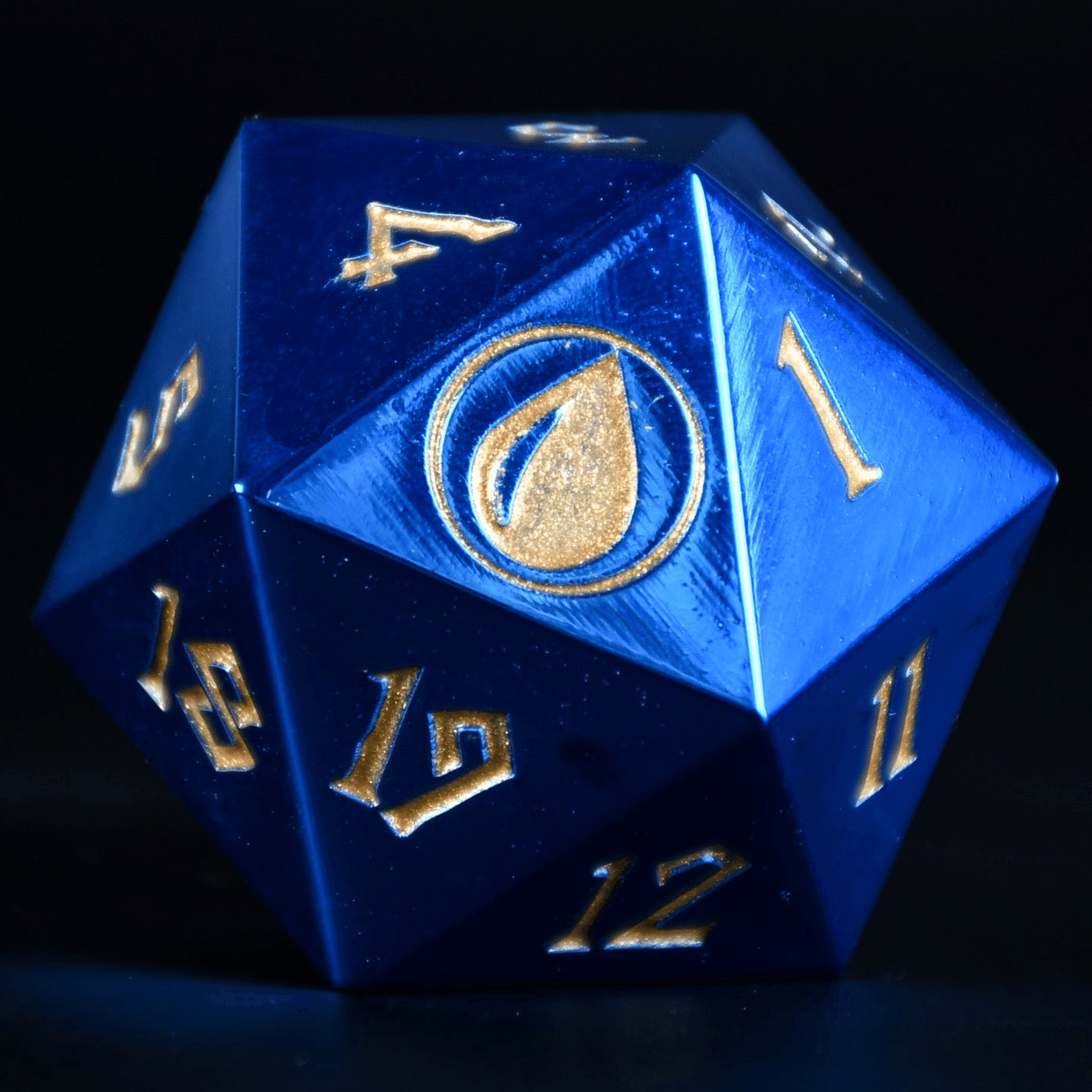 Island Mana Spindown Metal D20 - 