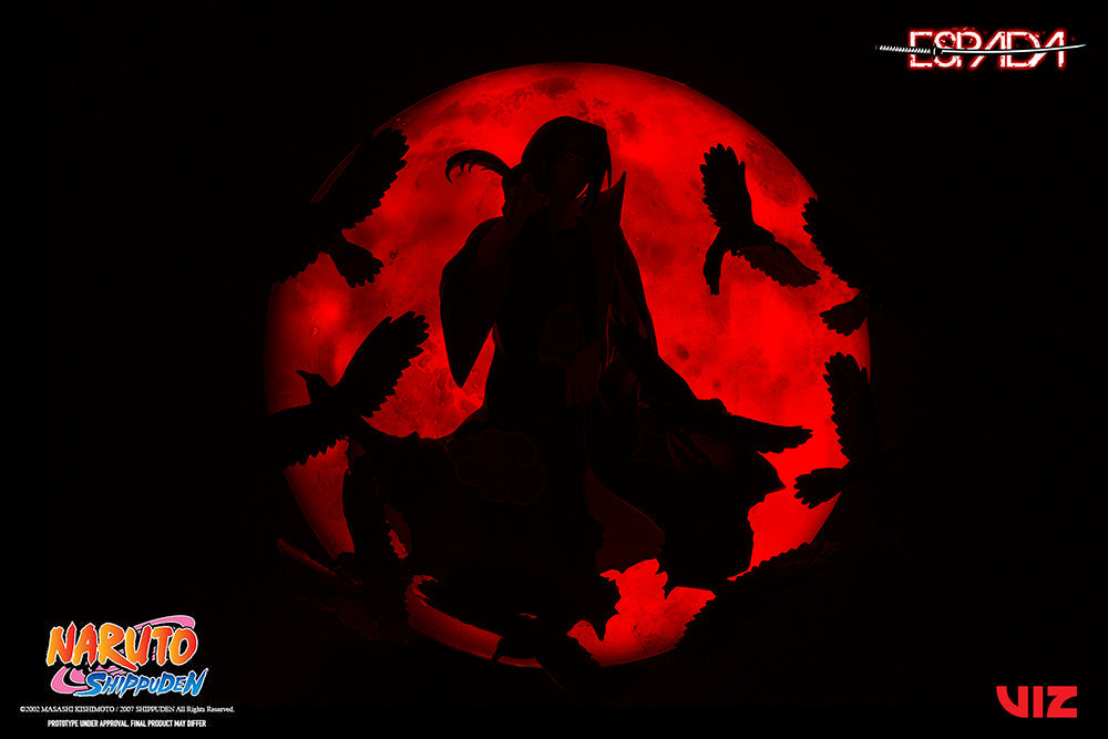 Naruto Shippuden Itachi Uchiha 1/8 Scale Wall Statue Figure - Official Espada Art