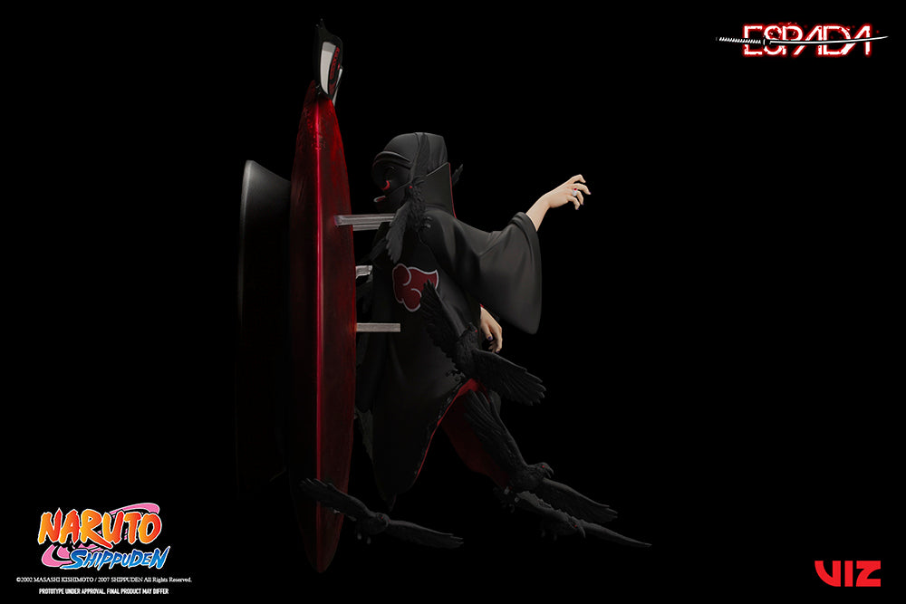Naruto Shippuden Itachi Uchiha 1/8 Scale Wall Statue Figure - Official Espada Art