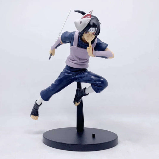 Itachi Uchiha Figurines, Teen Anbu Captain Black Ops Fighting Naruto Figure
