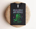 Hello Boils and Ghouls Neon Graphic Tee - S