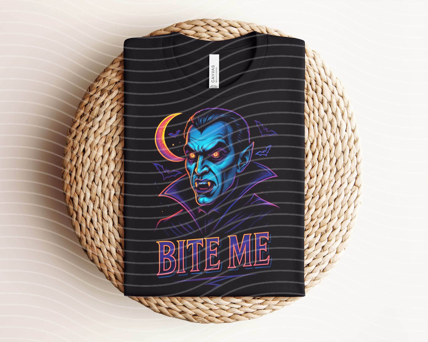 Bite Me Neon Graphic Tee - S