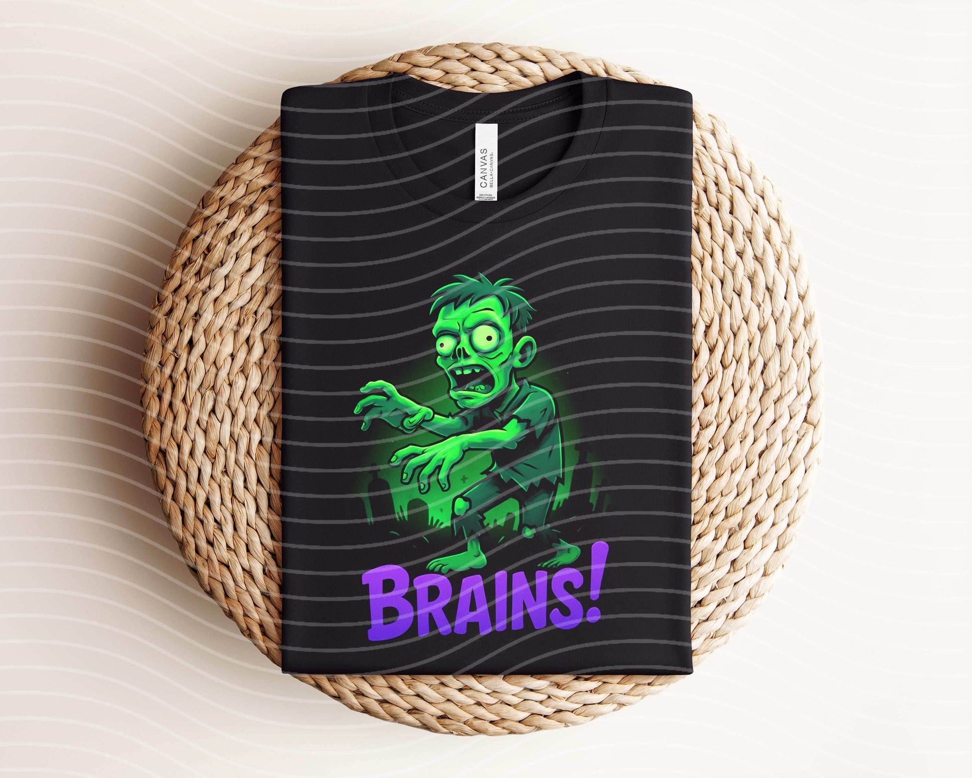 Brains Neon Graphic Tee - S