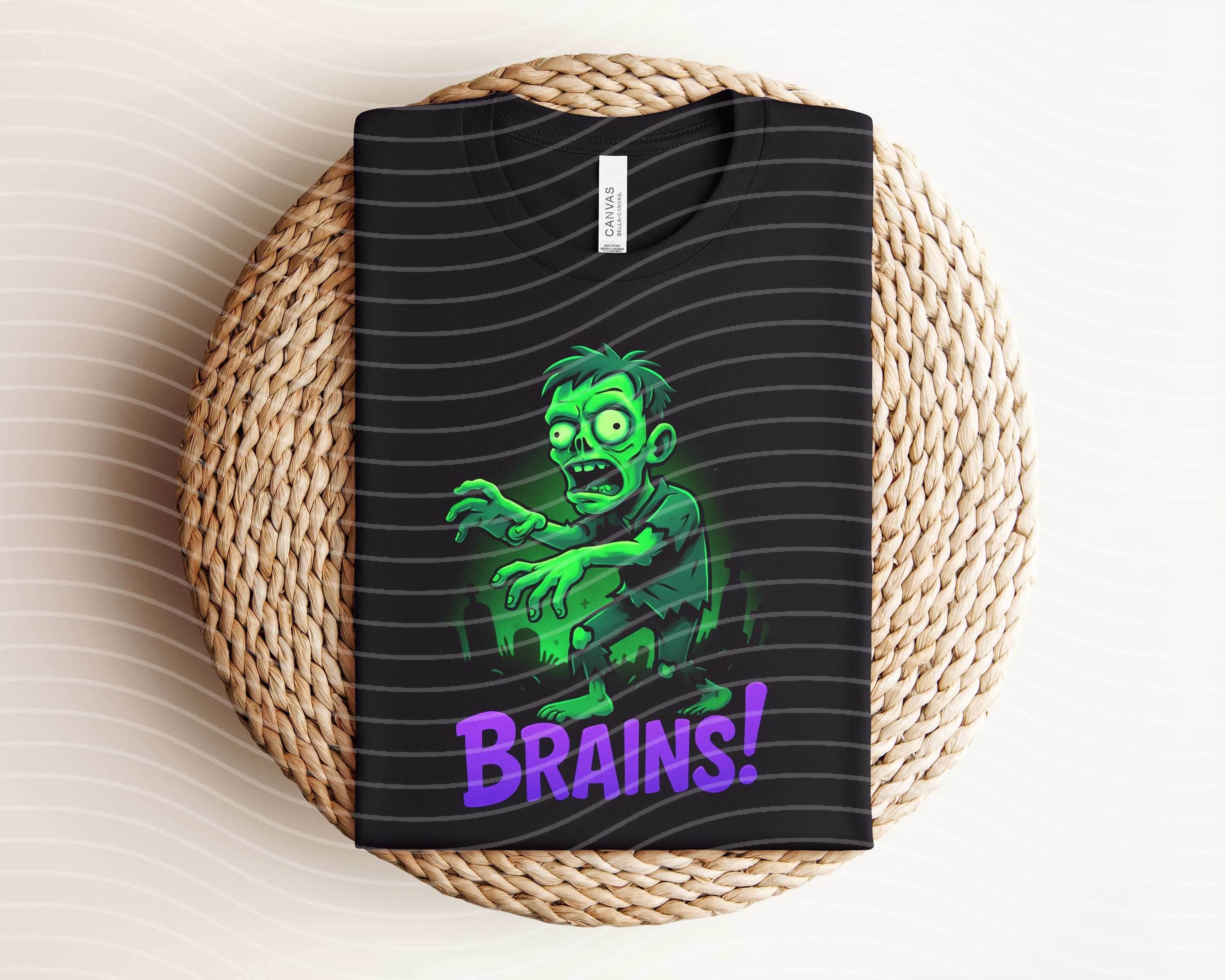 Brains Neon Graphic Tee - S
