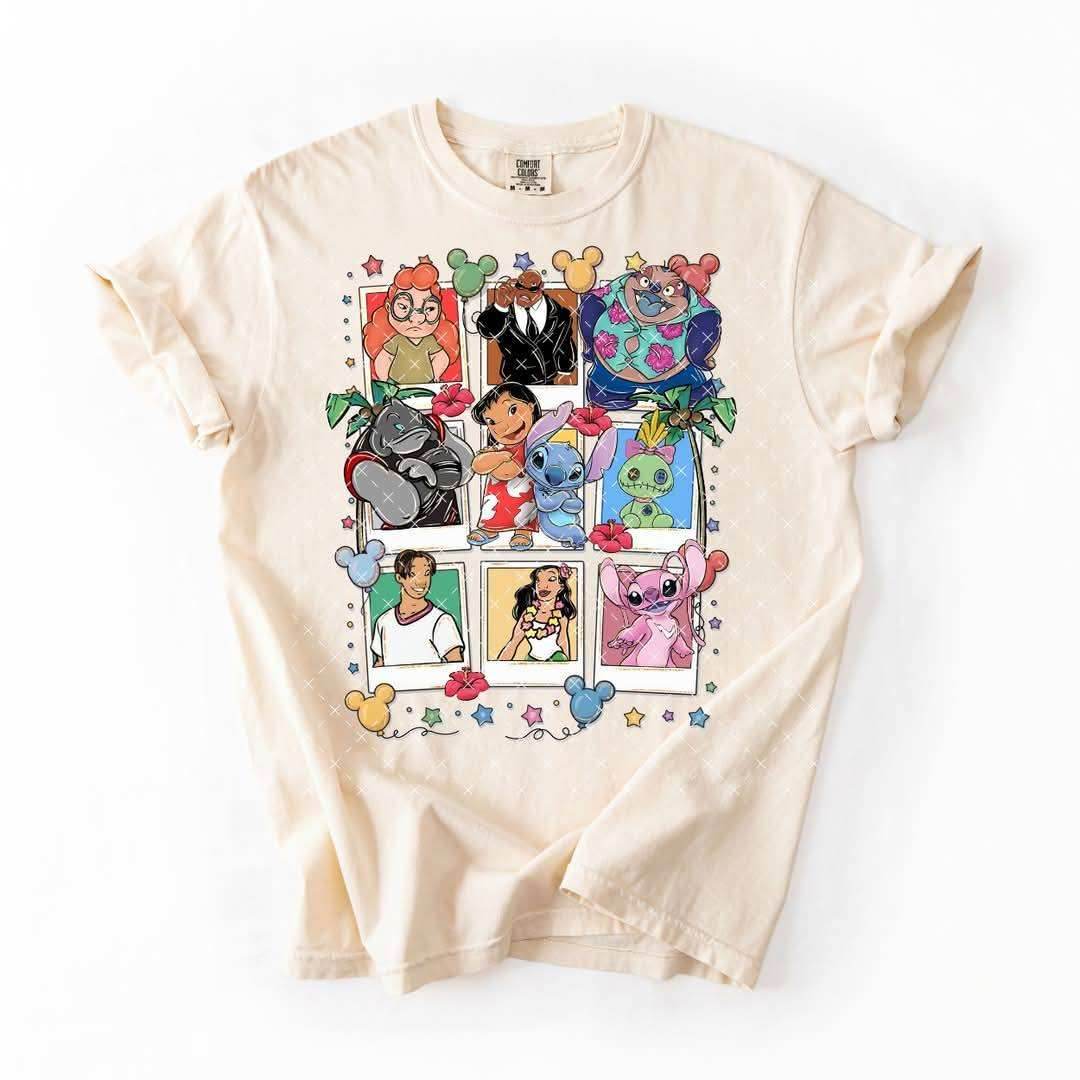 Alien Polaroid Graphic Tee - S