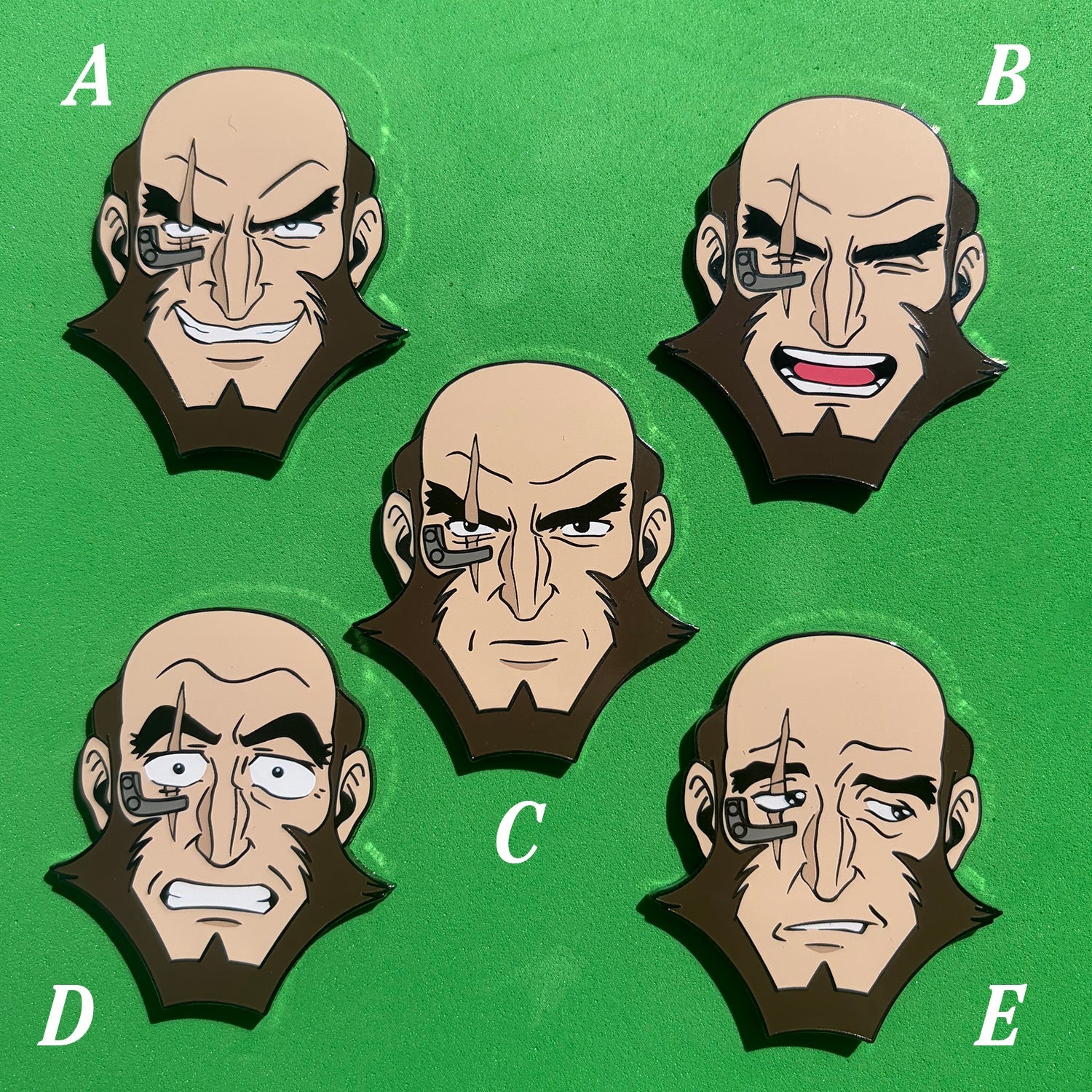 Space Cowboy Moods Blind Bag 1.75"-2" hard enamel pins