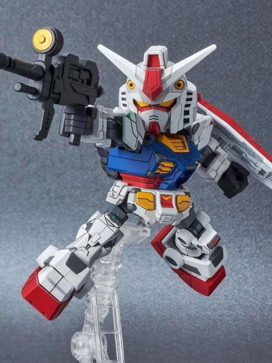 JMS SDCS RX-78F00 Gundam Assembly Model Kit, Mobile Suit Gundam Anime Action Figures Movable Joints Collectible Robot Mecha Kits