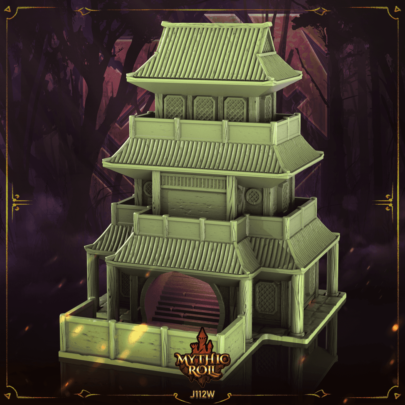 Mythic Roll Dice Tower - Shizuka - Black