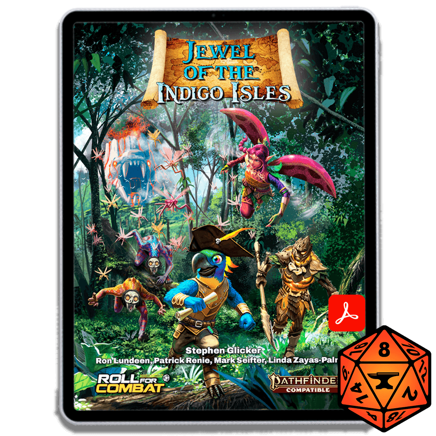 Jewel of the Indigo Isles for Foundry VTT - Pathfinder 2nd Edition / Foundry VTT Module & PDF