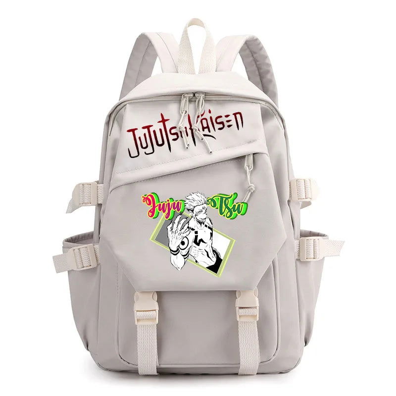Jujutsu Kaisen Anime Print Backpack, Travel Bags, Casual Bags, School Student Bags for Teenagers 42 cm x 13cm x 29 cm ( H x L x W)