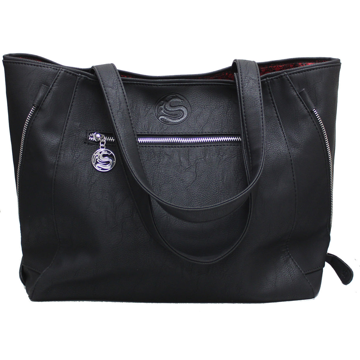 BURNT ROSE - Tote Bag - PU Leather Studded