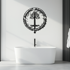 Lord of the Rings Metal Wall Art - Silhouette Fantasy Steel Decor for Home & Office- KAF485
