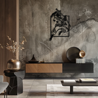 Yasuo Sword Silhouette Metal Wall Art - League of Legends-Inspired Steel Decor- KAF486